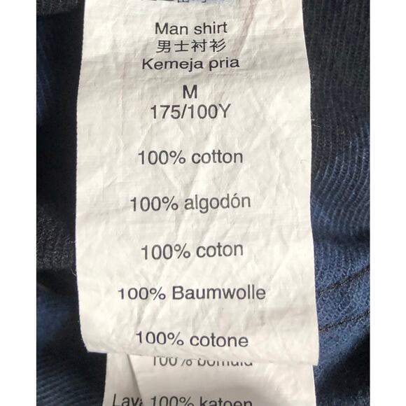 Oakley blue/black plaid custom fit button up flannel men's size medium - Picture 5 of 5